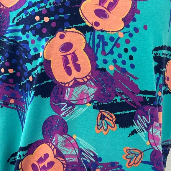 LuLaRoe Mickey Mouse Graphic Tunic Tee - Picture 4 of 6